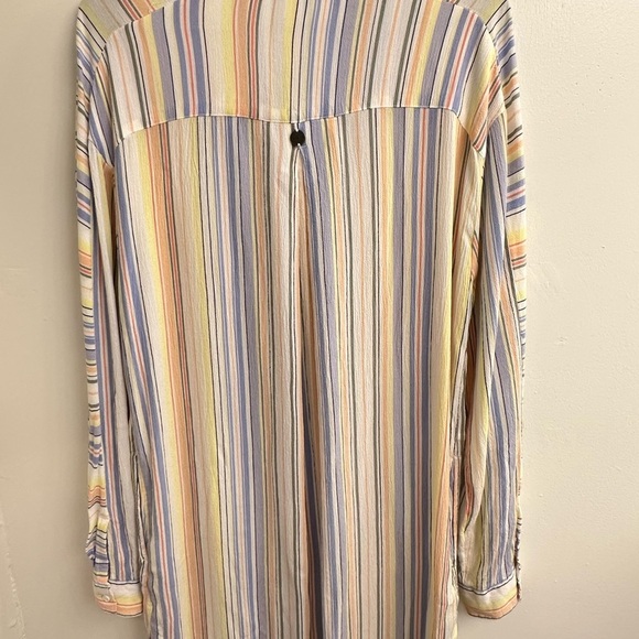 Prana Colorful Striped Scheena Swimsuit Cover-Up Tunic SZ L - Picture 12 of 14